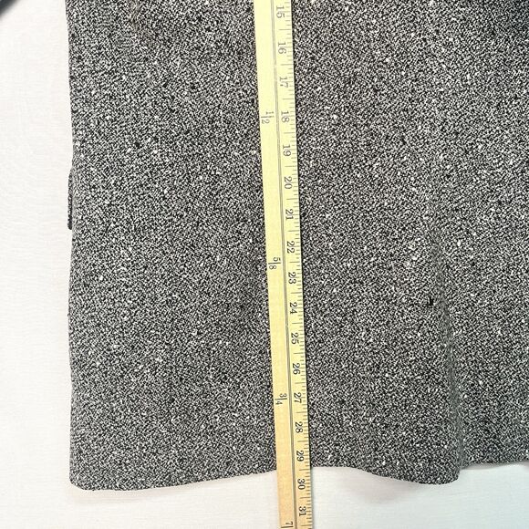 VTG Pendleton Classic Womans Size 8 Gray Black Tweed Wool Blazer Jacket - Picture 10 of 10